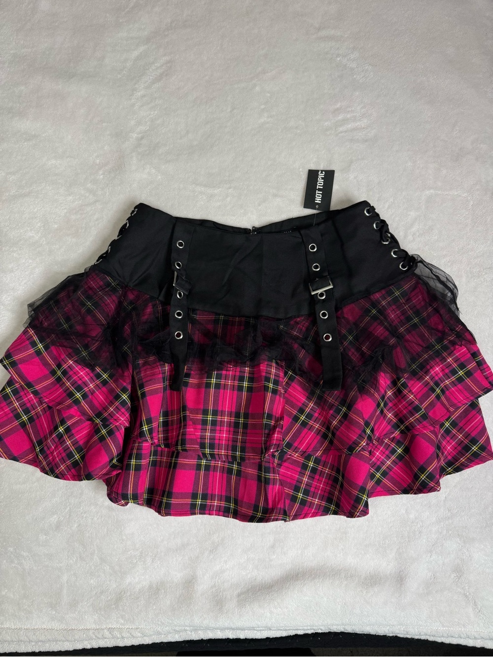 Hot Topic Mini Plaid Skirt